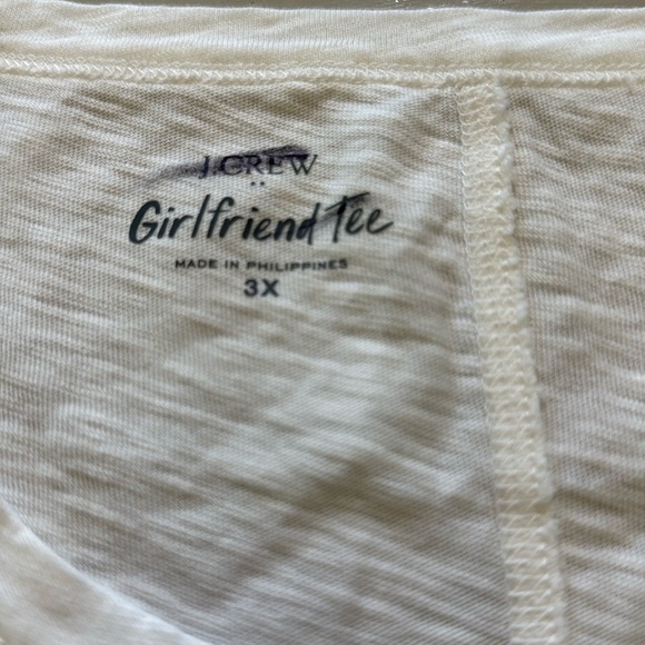J. Crew Short-sleeve girlfriend crewneck tee Size 3X - Picture 6 of 12